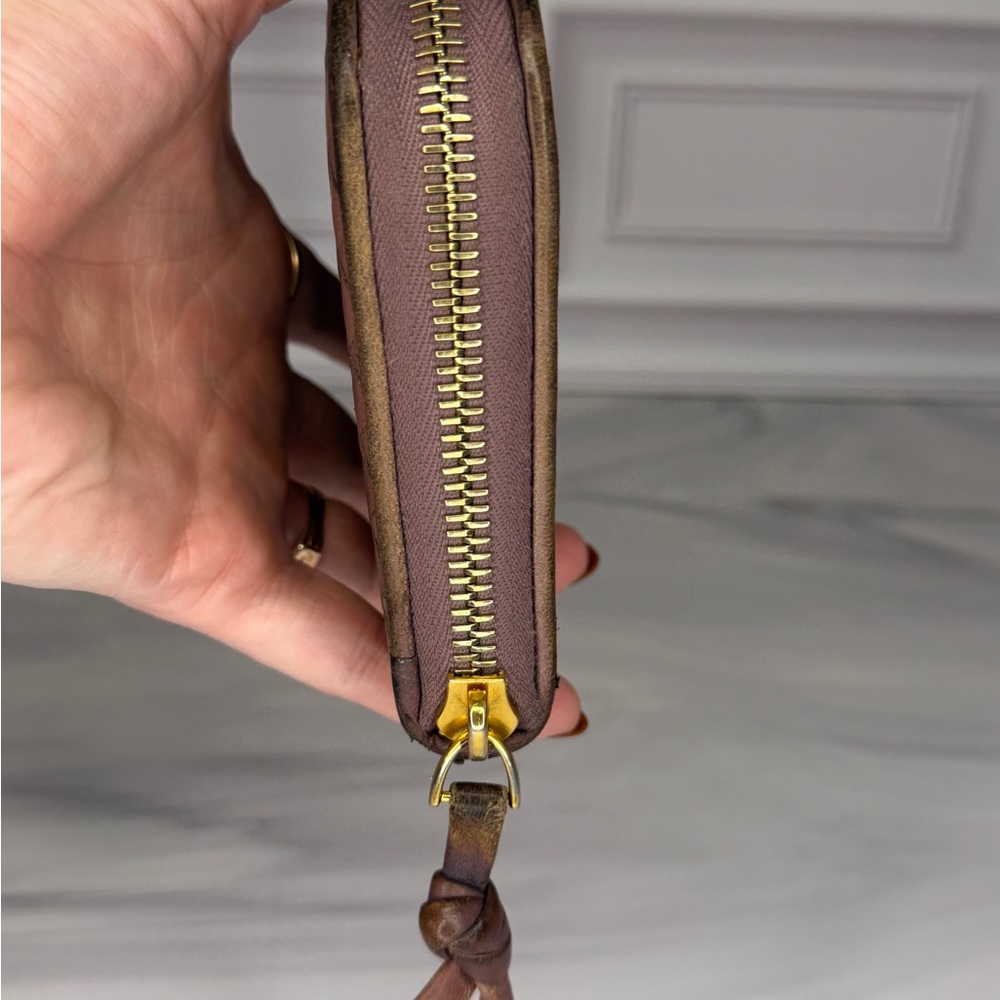 Bottega Veneta Brown Intrecciato Nappa Leather Long Zip Wallet w/ Box - Picture 5 of 12